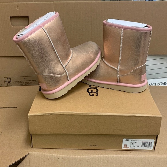 UGG Other - UGG Rose metallic Pink Boots